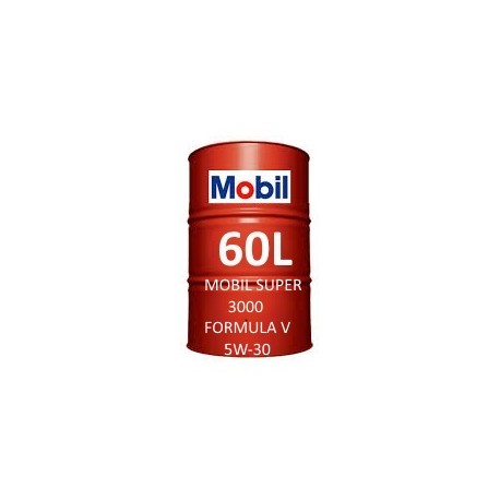 Mobil Super 3000 Formula V 5W-30 60L barrel