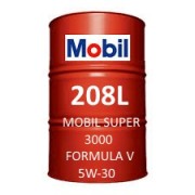 Mobil Super 3000 Formula V 5W-30 of 208L barrel