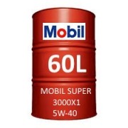 Mobil Super 3000 X1 5W-40 60L barrel