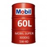 Mobil Super 3000 X1 5W-40 60L barrel