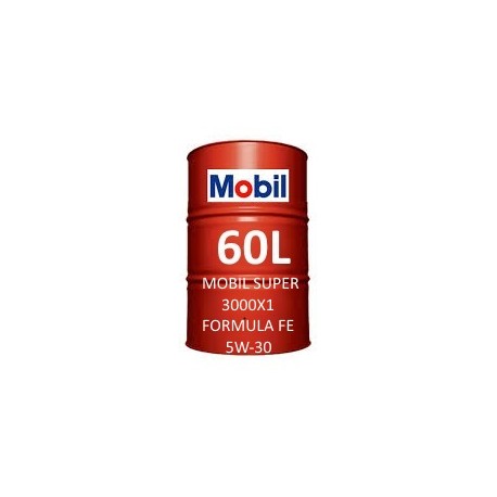 Mobil Super 3000 X1 Formula FE 5W-30 60L barrel