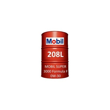 Mobil Super 3000 Formula F 0W-30 Fass 208L