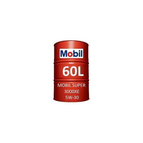 Mobil Super 3000 XE 5W-30 60L barrel