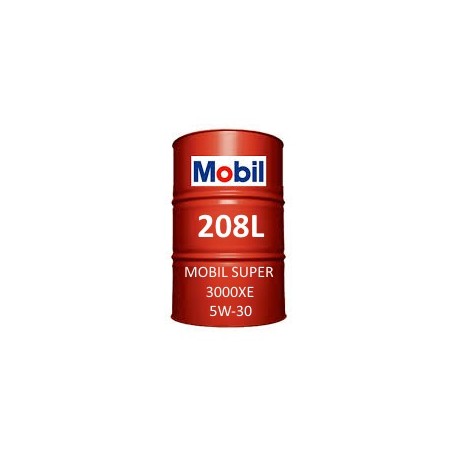 Mobil Super 3000 XE 5W-30 fût de 208 Litres