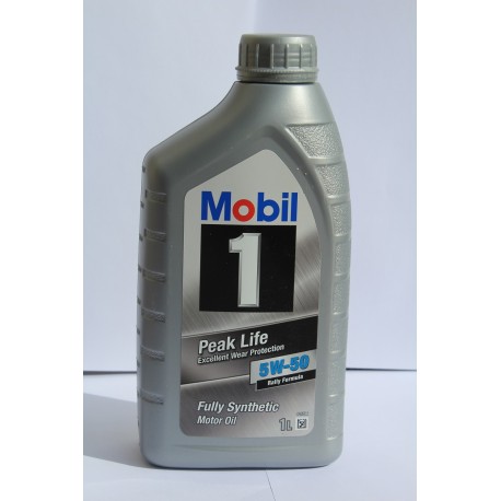 Mobil 1 Peak Life 5W-50 1L dose