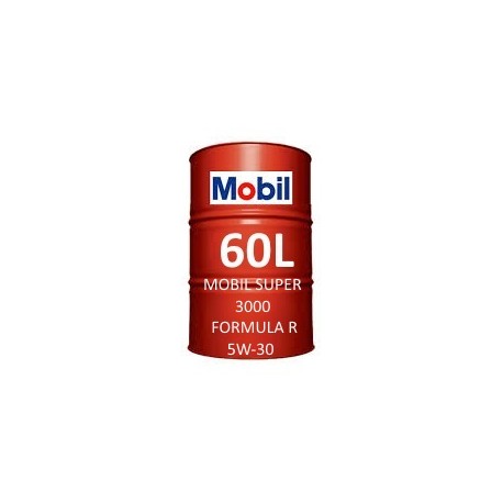 Mobil Super 3000 Formula R 5W-30 60L barrel