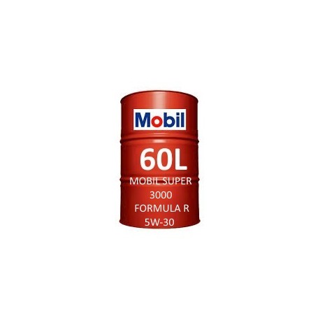 Mobil Super 3000 Formula R 5W-30 60L barrel